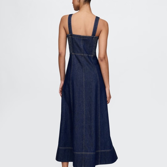 NWT GAP Women's Dark Blue Denim Dress - Picture 4 of 8